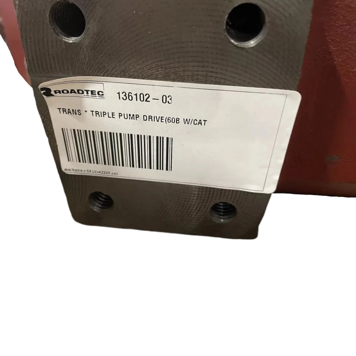 136102-03 Roadtec Trans Triple Pump Drive 60B W/Cat - Truck To Trailer