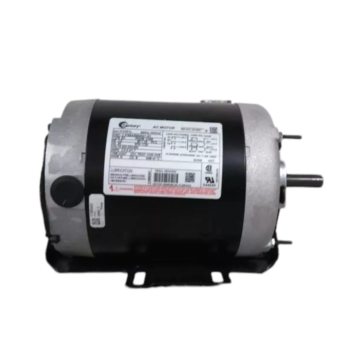 H1031L Century Belt Drive Motor 1 HP 1725 RPM 200-230/460VAC 3-Phase - Truck To Trailer