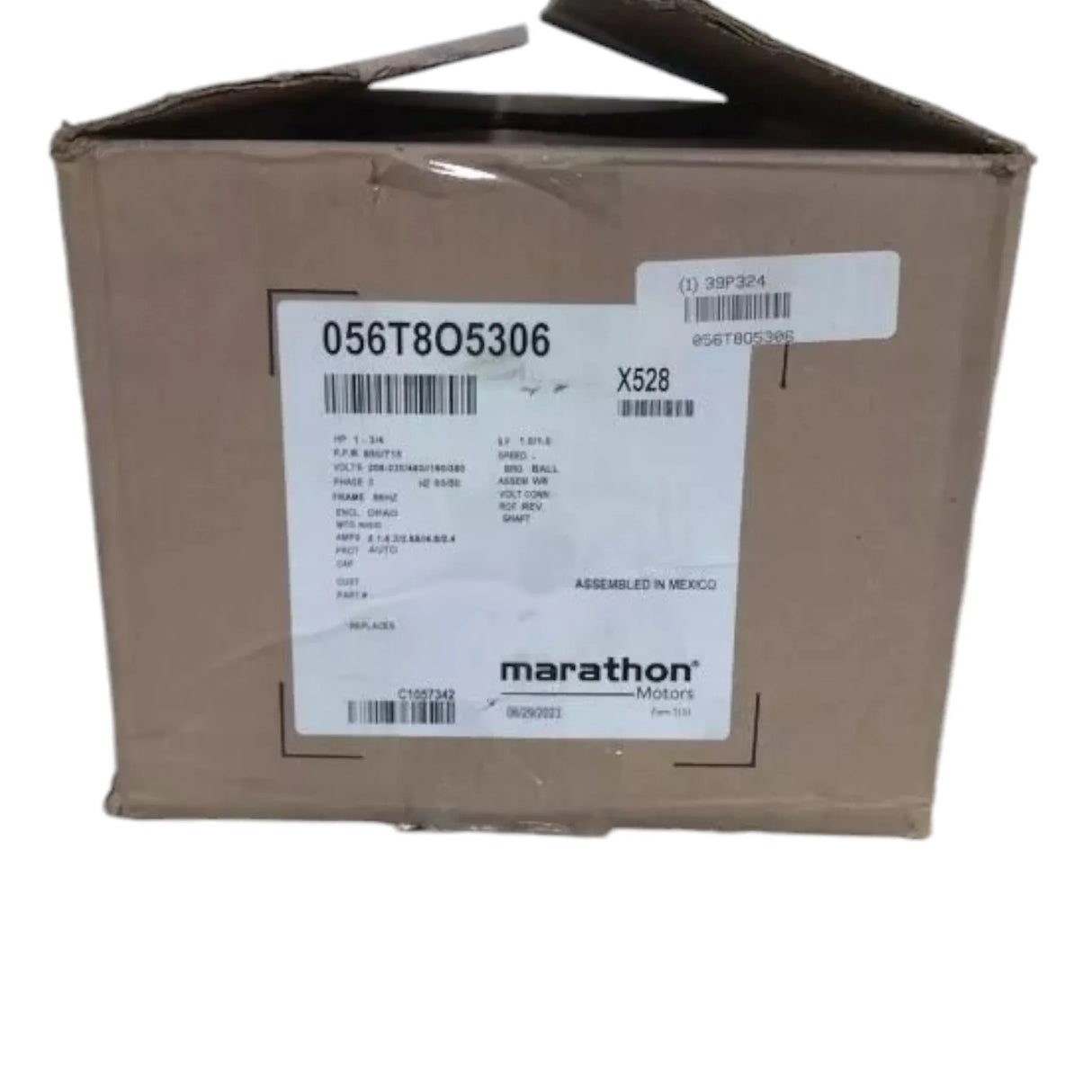 056T8O5306 Marathon Motors Condenser Fan Motor 1 HP 850 RPM 208-230/460VAC - Truck To Trailer