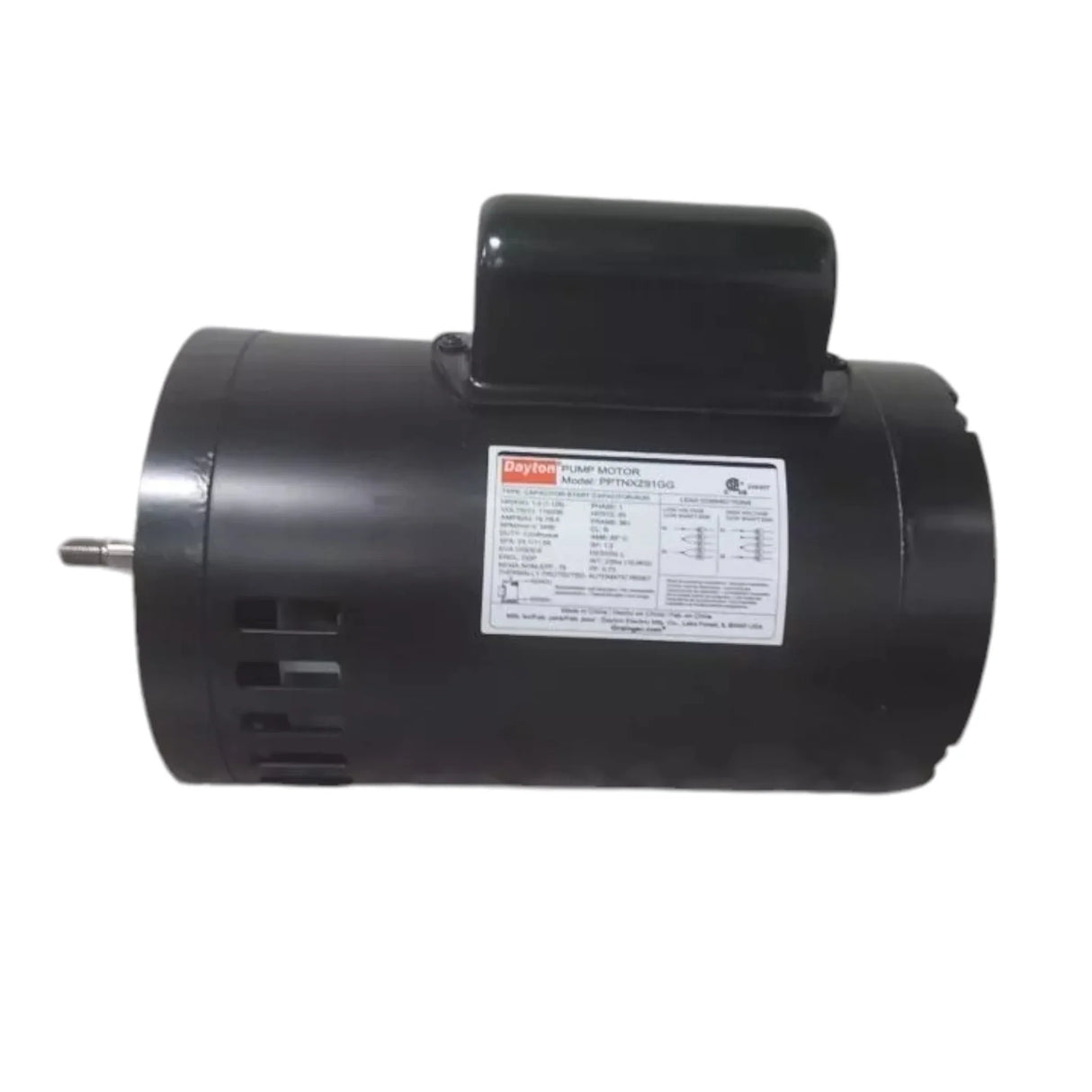 PPTNXZ91G Dayton Single Phase Replacement Motor 1.5 HP 3450 RPM 115/230V - Truck To Trailer