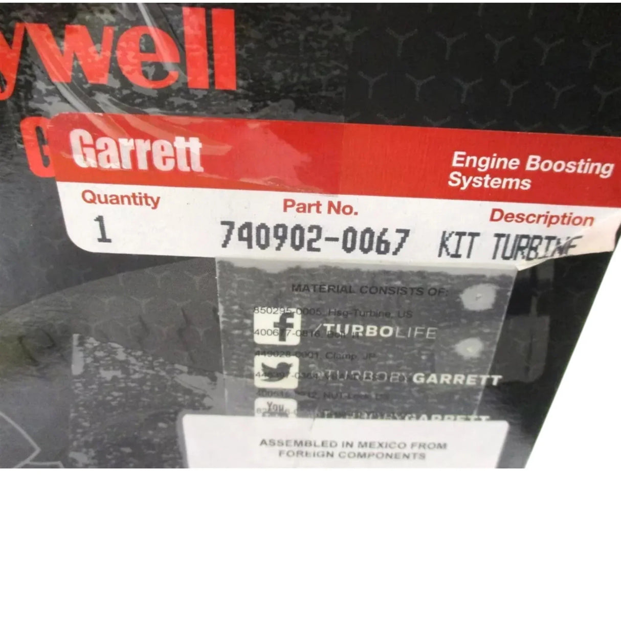 856804-5004S Garrett Turbocharger Assembly Kit GEN2 GTX3584RS 0.83 - Truck To Trailer