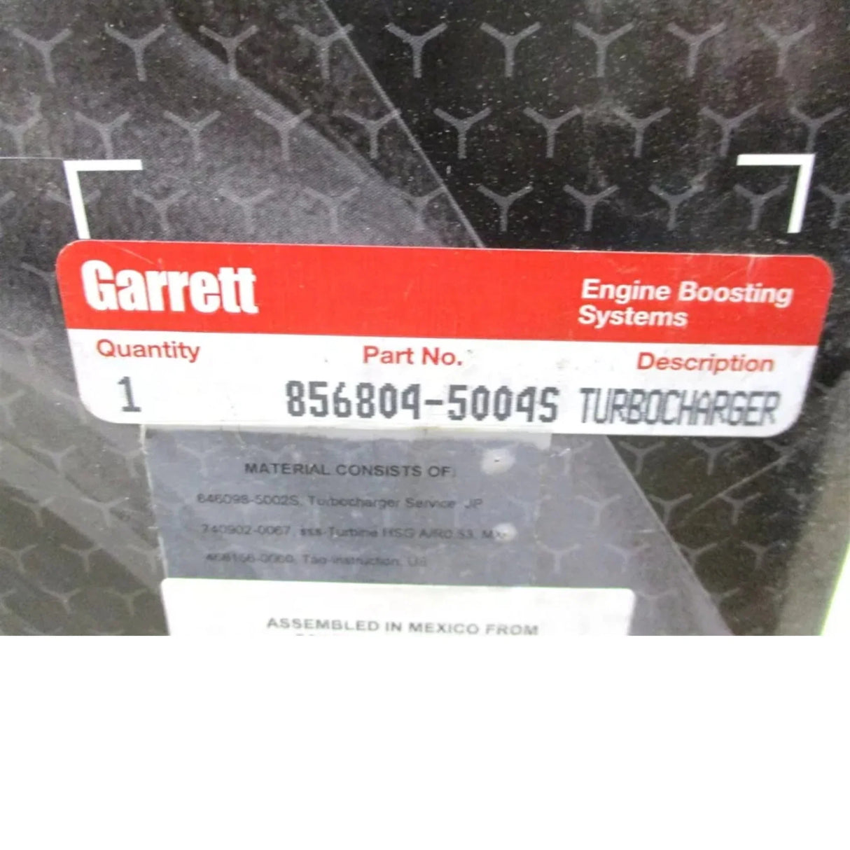 856804-5004S Garrett Turbocharger Assembly Kit GEN2 GTX3584RS 0.83 - Truck To Trailer