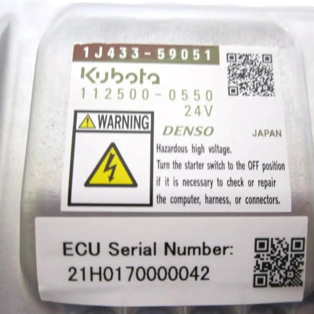 1H017-59090 Kubota ECU SUB Assembly - Truck To Trailer