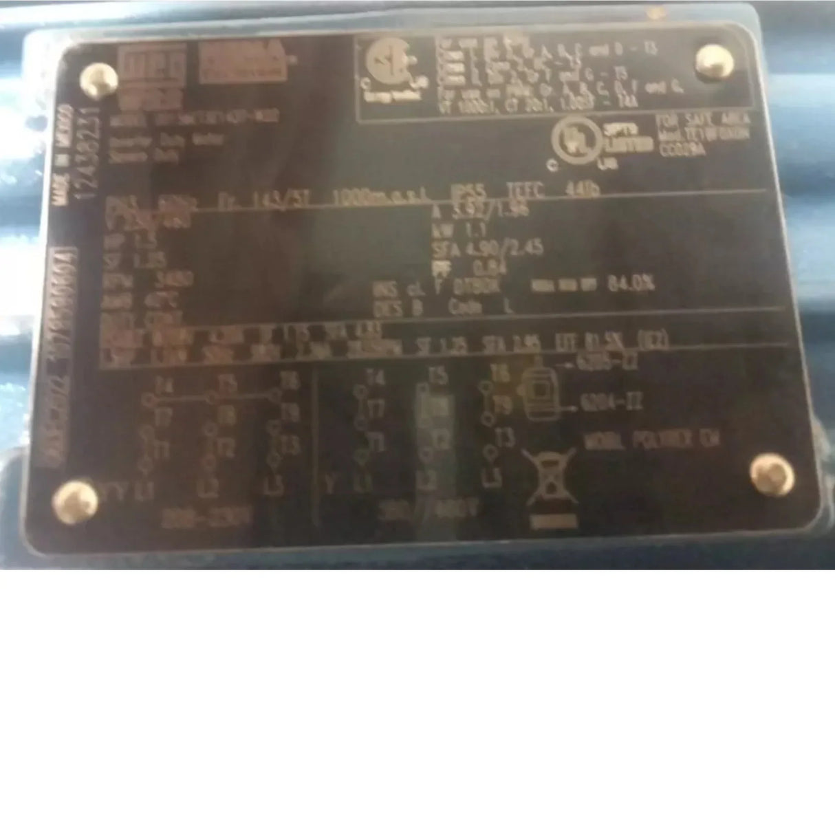 00156ET3E143T-W22 Weg General Purpose Motor - Truck To Trailer