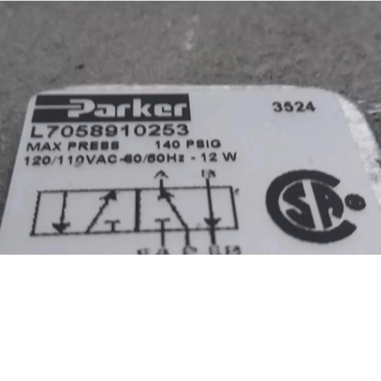 L7058910253 Parker Female NPT Pilot Solenoid Air Control Valve 1 In - Truck To Trailer