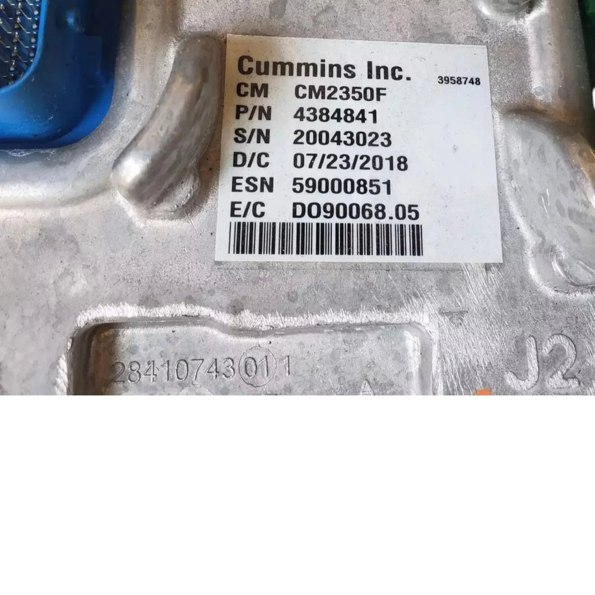 68336278AA Genuine Mopar ECM Engine Controller Module - Truck To Trailer