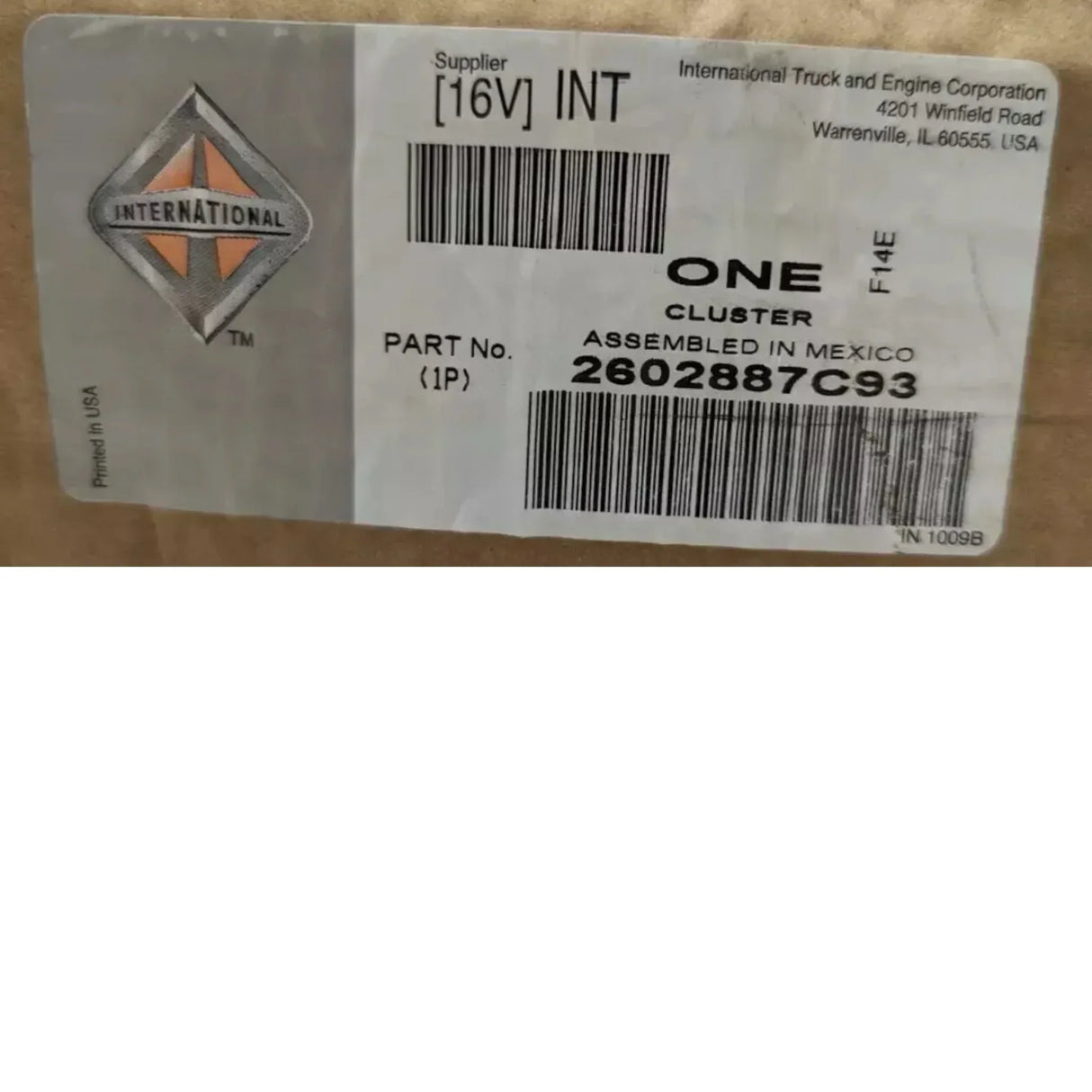 5011012R91 Genuine International Instrument Cluster Printed Circuit - Truck To Trailer