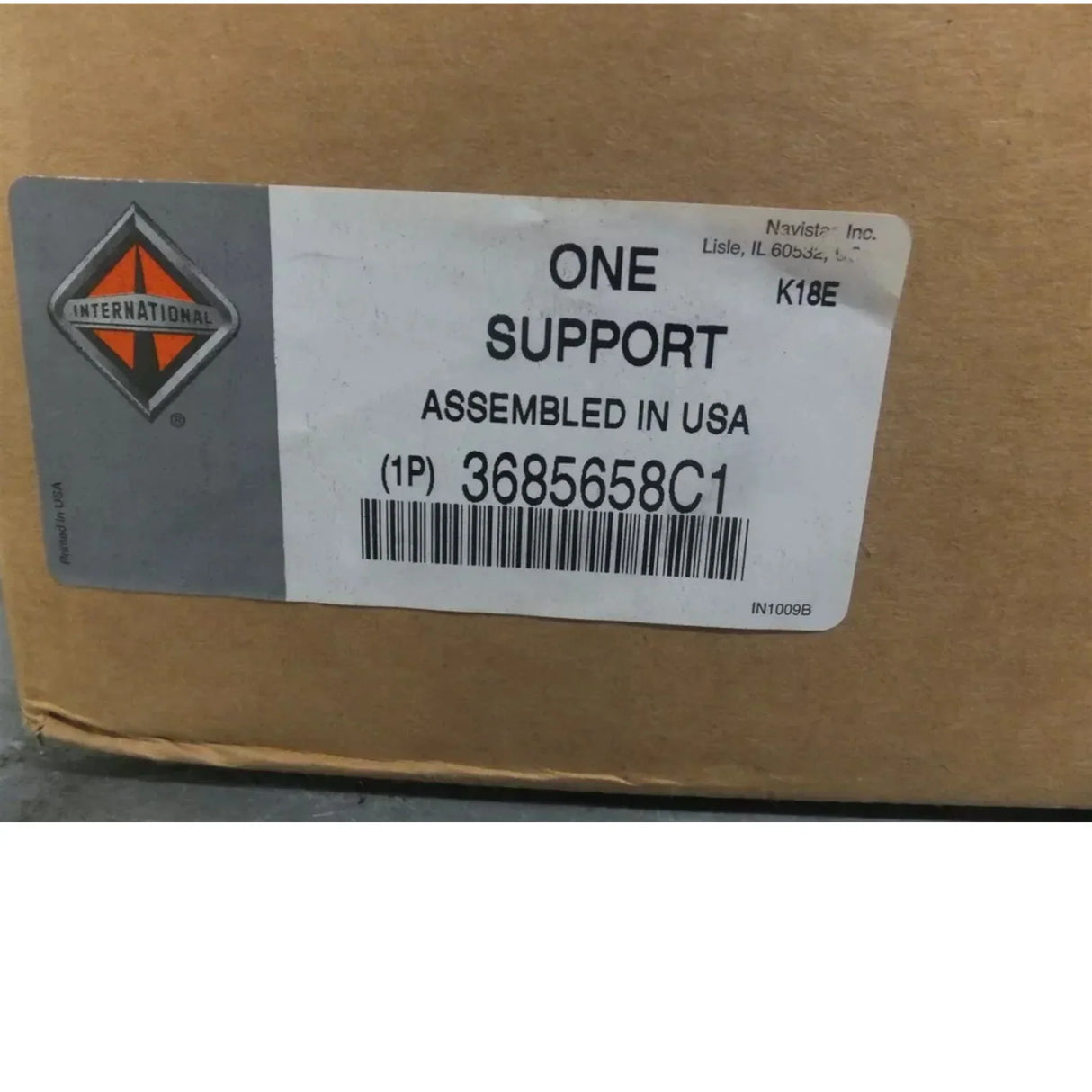 3685658C1 International Crossmember Support Bracket - Truck To Trailer