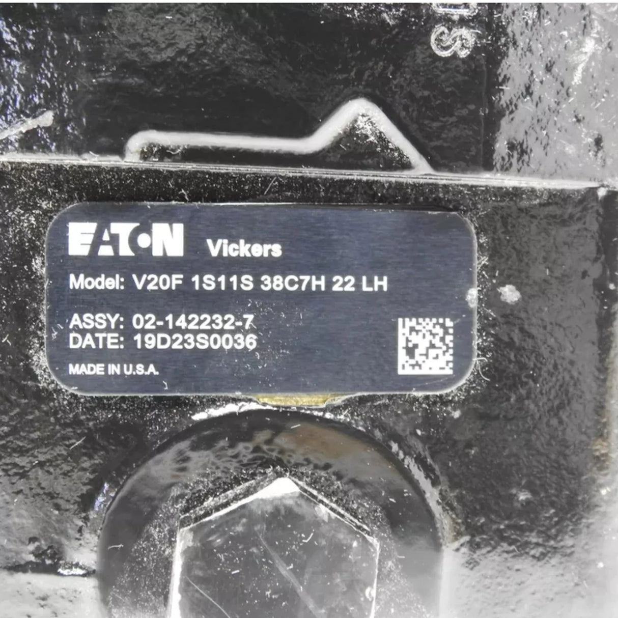 02-142232-7 Eaton Vane Pump Series V20F 1S11S 38C7H 22 LH - Truck To Trailer