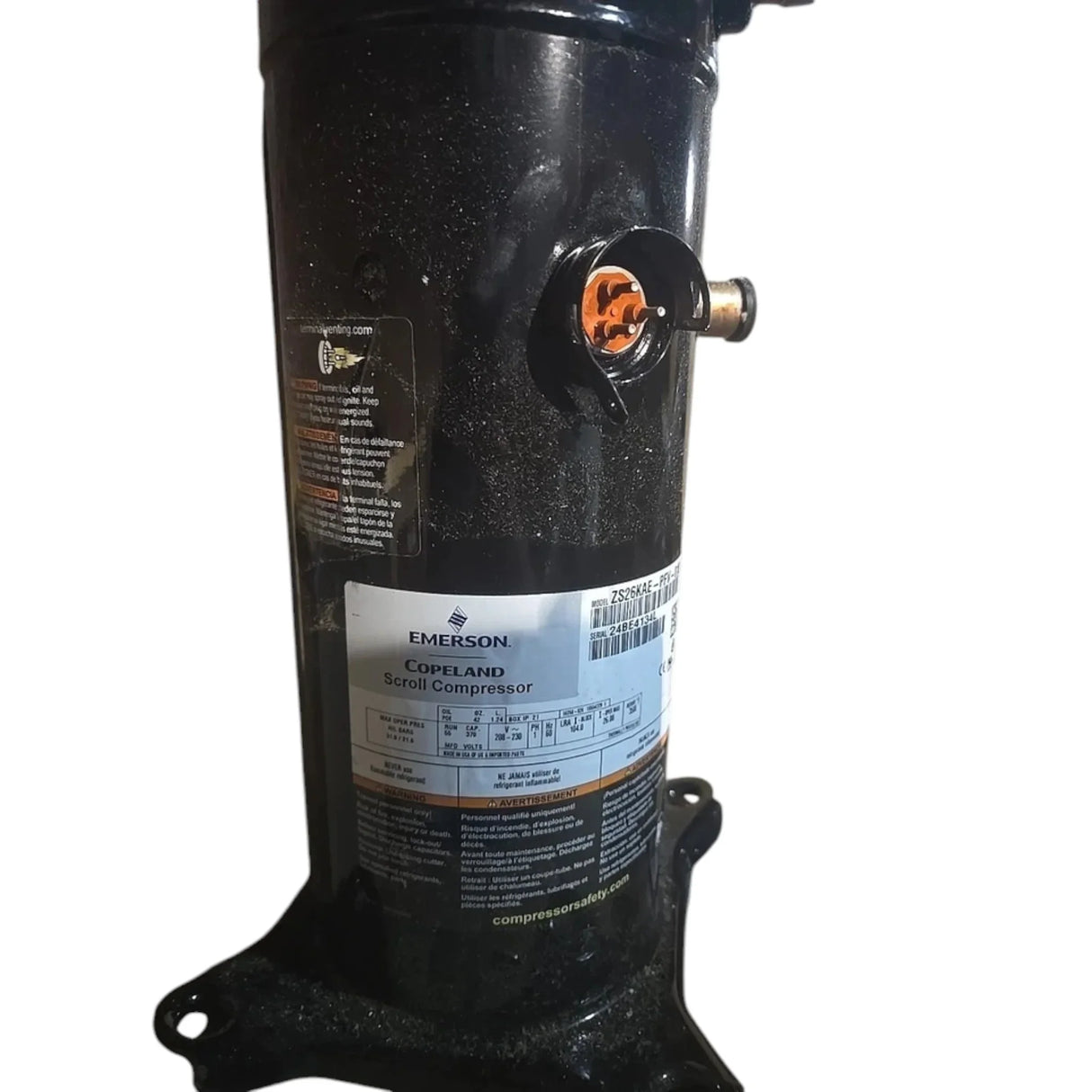 ZS26KAE-PFV-818 Genuine Copeland Scroll Compressor - Truck To Trailer