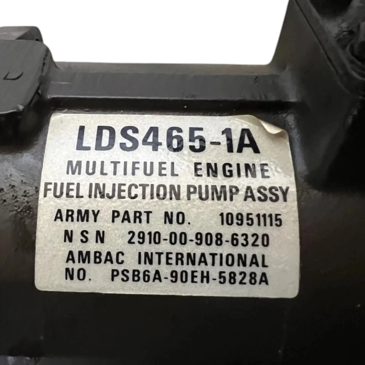 10951115 Genuine Ambac Fuel Injection Pump - Truck To Trailer