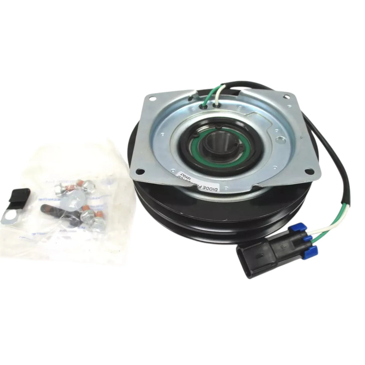 2607011C91 International AC Compressor Clutch 2 Groove Pulley - Truck To Trailer