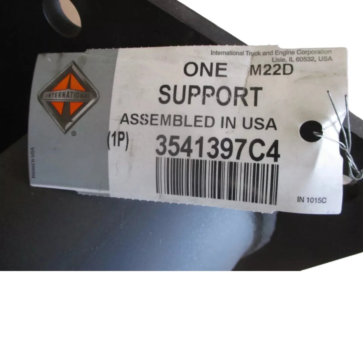 4206145C1 International Support , For Vertical Tailpipe Stanchion - Truck To Trailer