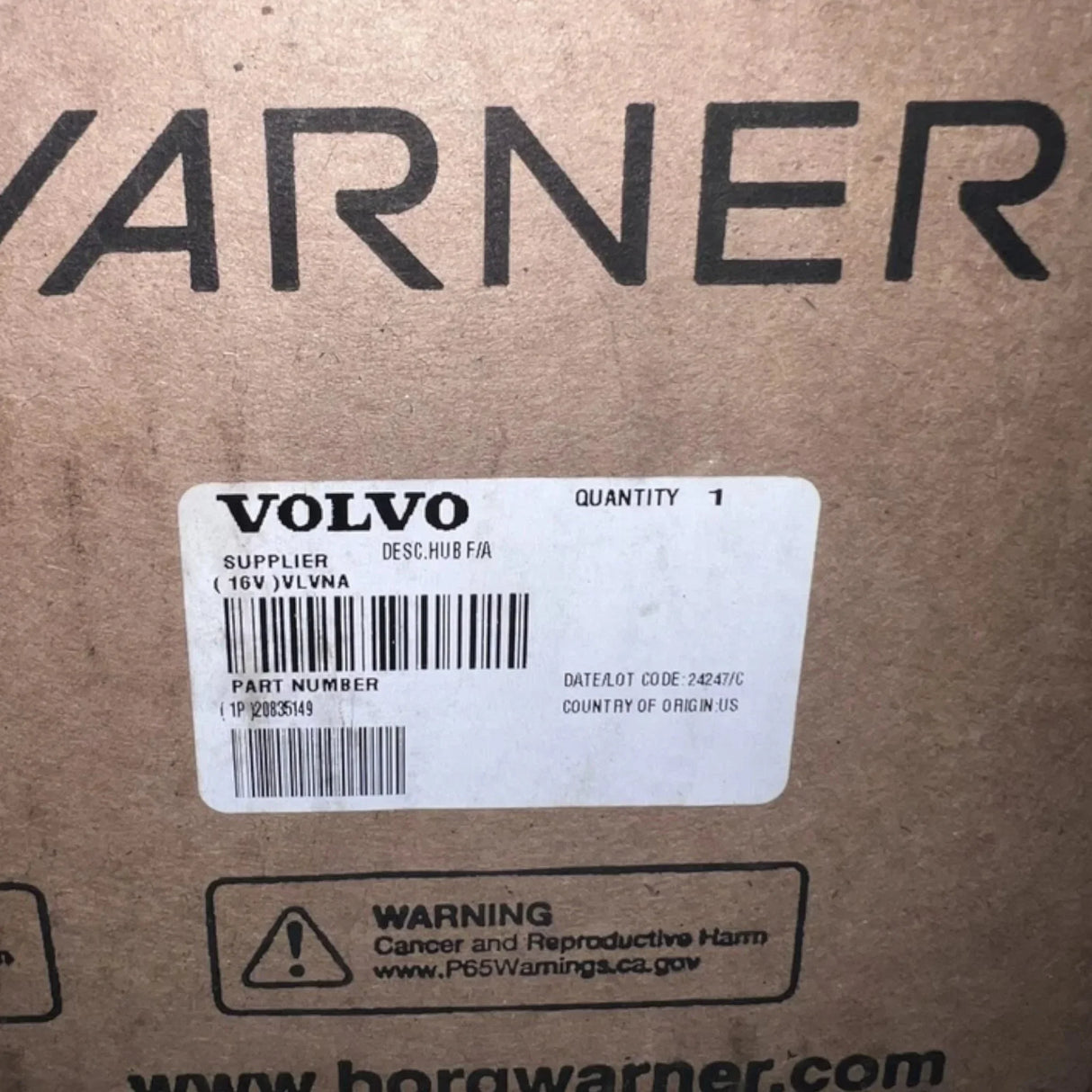 20835149 Genuine Volvo Clutch Fan Hub Bracket - Truck To Trailer