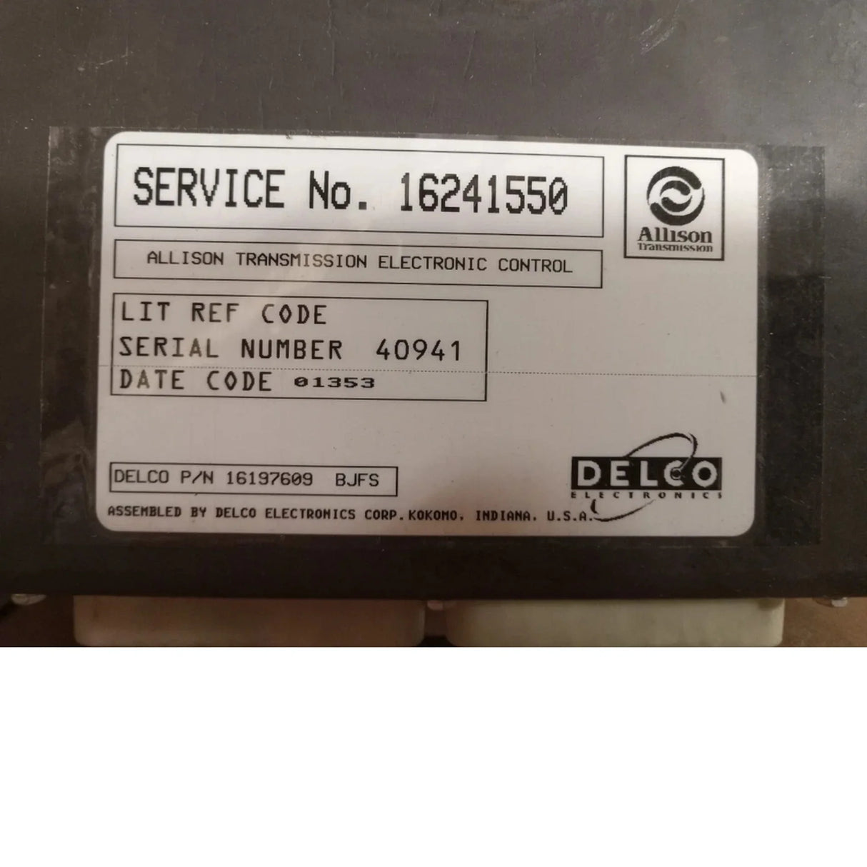 16241550 Genuine Allison ECU Controller Package - Truck To Trailer