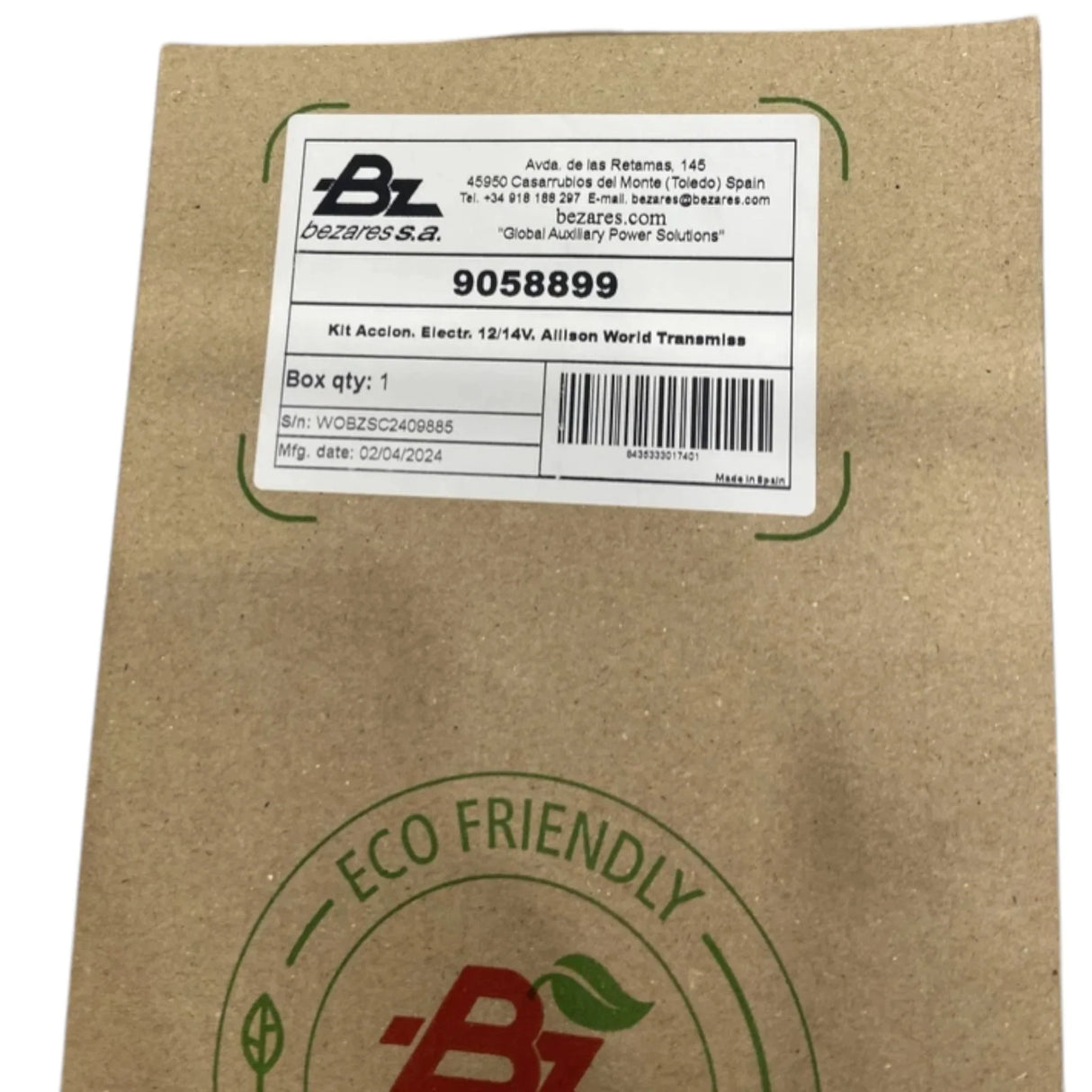 PT3252PGE633SA Genuine Eaton Bezares PTO - Truck To Trailer