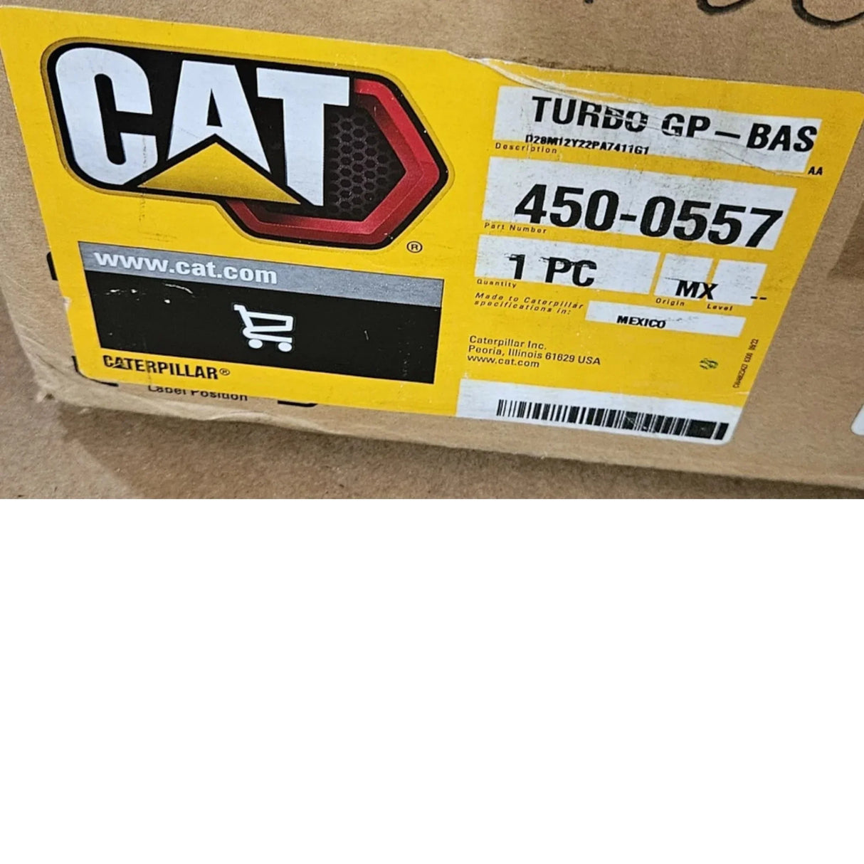 450-0557 Genuine CAT Turbocharger - Truck To Trailer