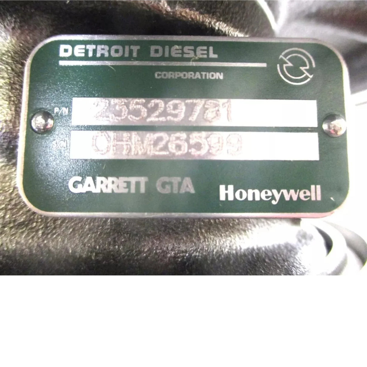 E23529781 Detroit Diesel Turbocharger - Truck To Trailer