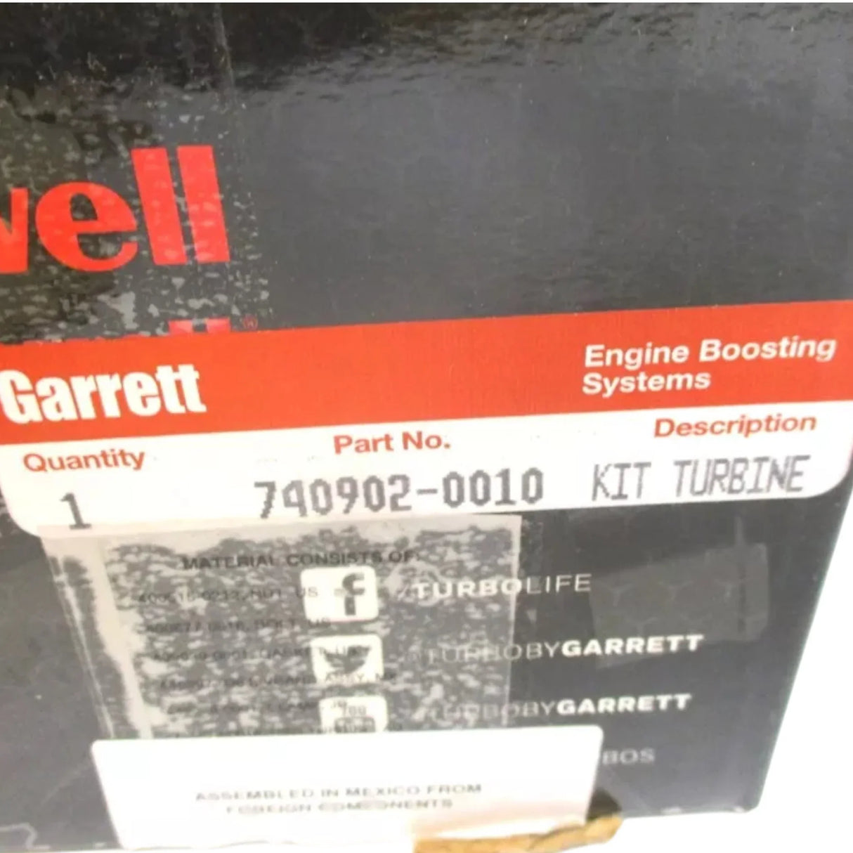 856801-5067S Garrett Turbo Assembly Kit GTX3582R 1.06 A/R GEN 2 - Truck To Trailer