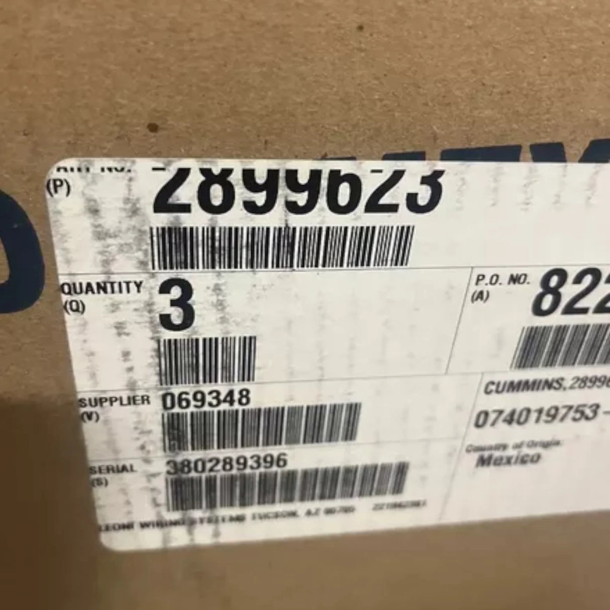 2899623 Cummins Electronic Control Module Wiring Harness - Truck To Trailer