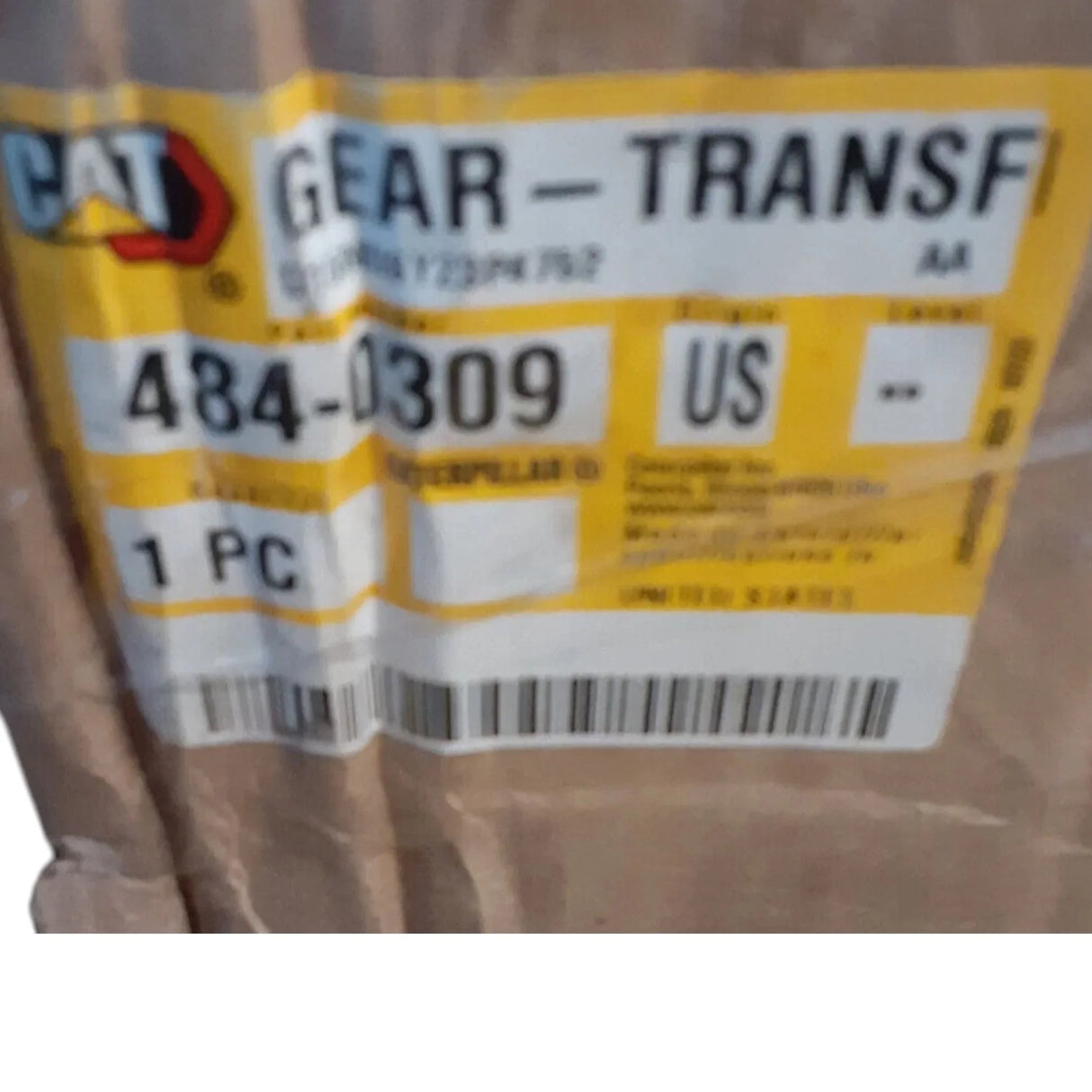 484-0309 Genuine CAT Differential Drive Helical Gear - Truck To Trailer