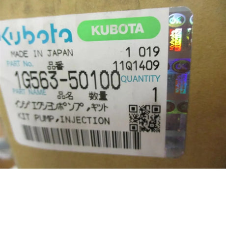 1G563-50100 Kubota Injection Pump Kit V3300 Engine - Truck To Trailer