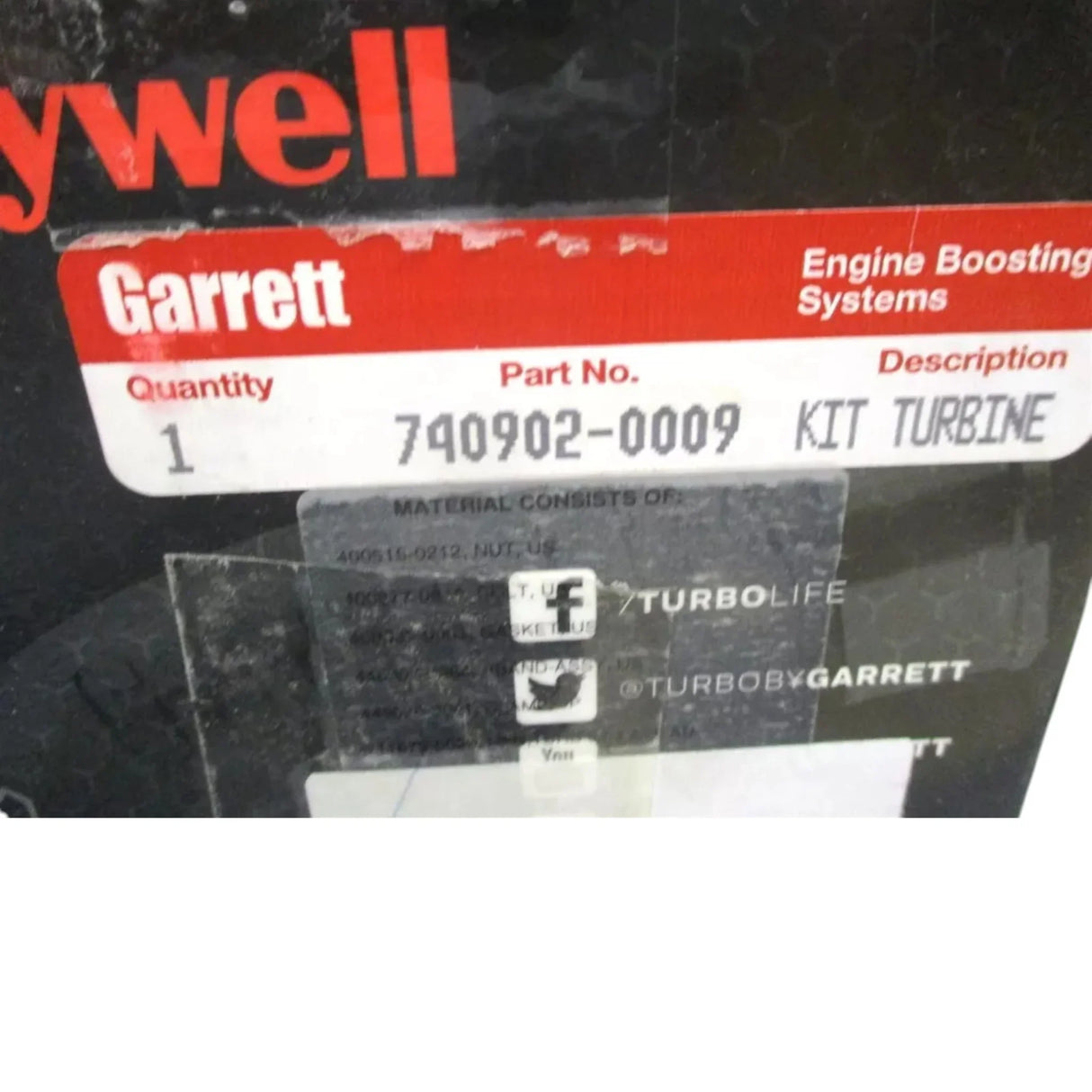 740902-0009 Garrett Turbine Housing Kit 0.63 A/R GT30R GT30X T3 - Truck To Trailer