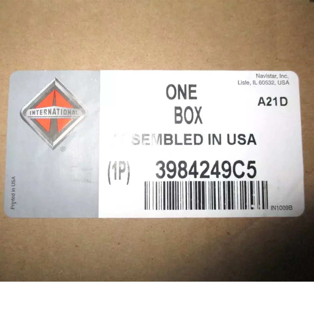 3984249C5 International Box Battery Weldment Standard - Truck To Trailer