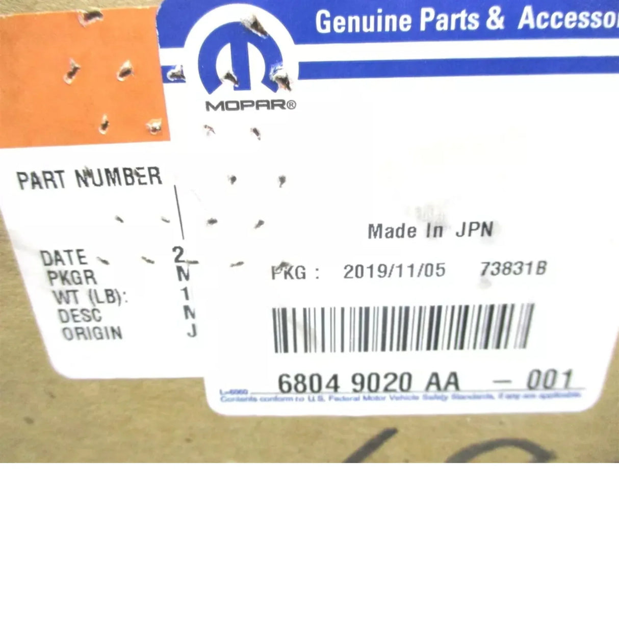 68049020AA Mopar Starter 2007-2018 - Truck To Trailer
