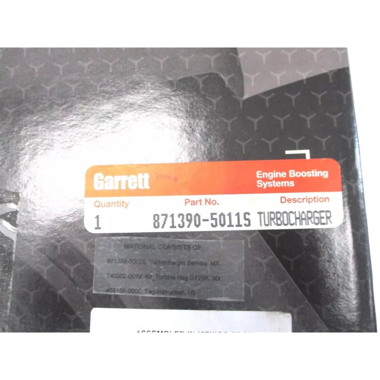 871390-5011S Garrett Turbo Assembly Kit G-Series G25-660 0.92 A/R - Truck To Trailer