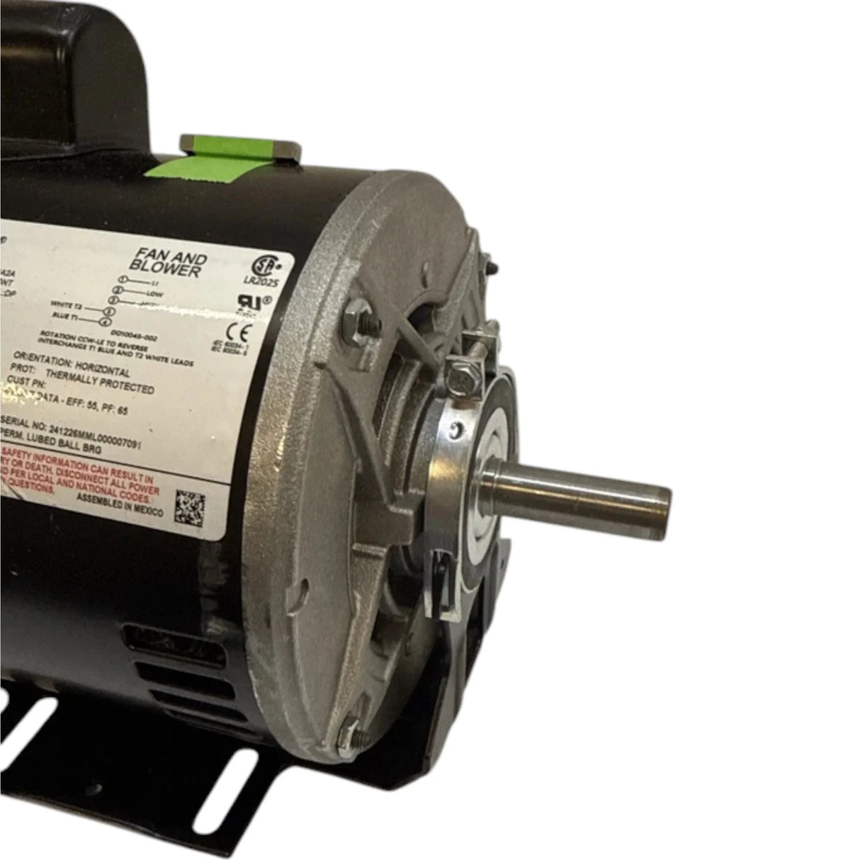 C741V2 Century Belt Drive Blower 3/4 hp 1725 RPM 2-SPD 56 Fr 115V - Truck To Trailer