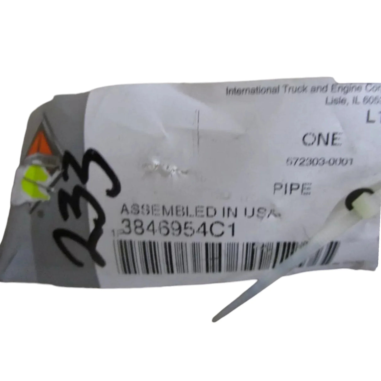 3846954C1 International Oil Filler Pipe - Truck To Trailer