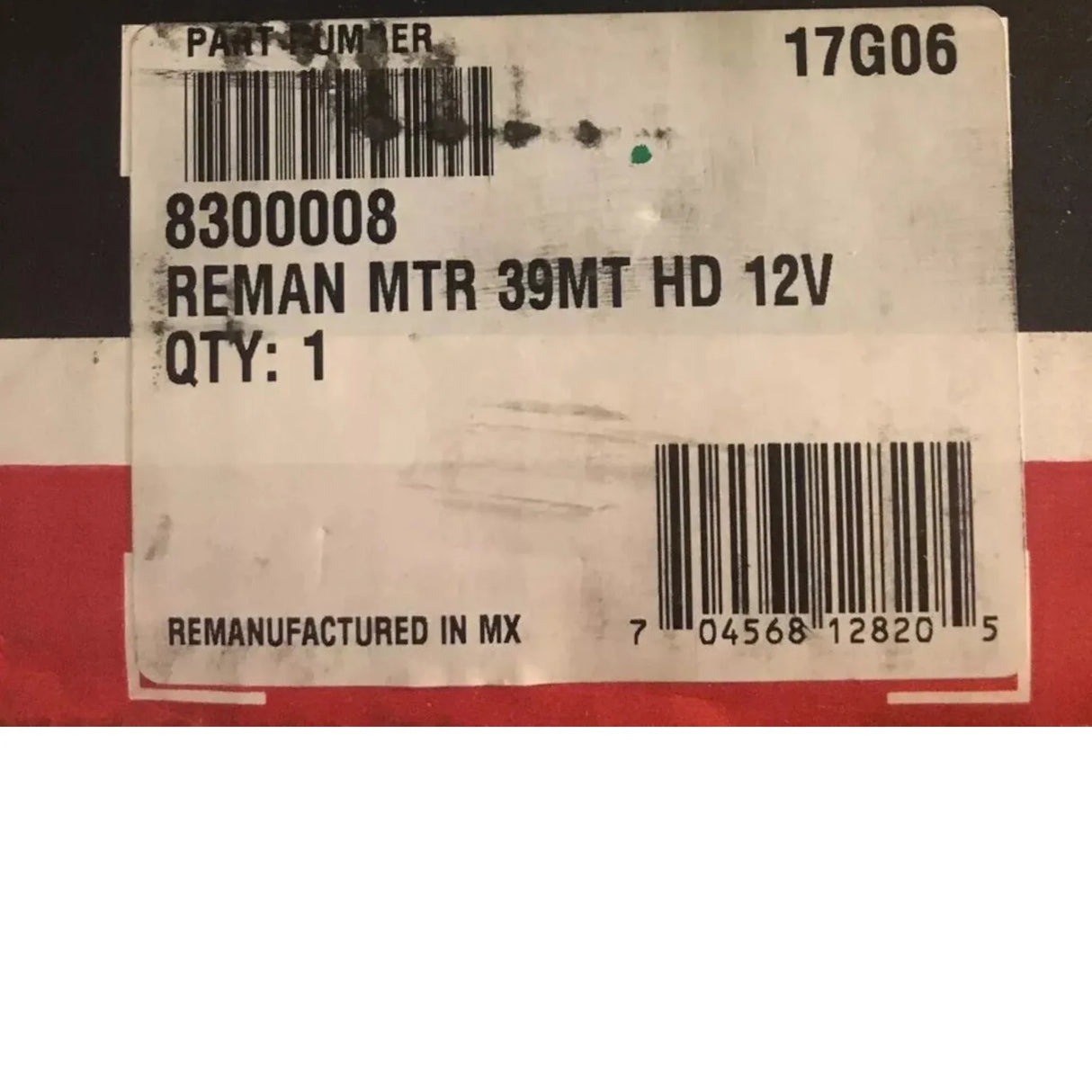 8300008 International Starter 39MT HD 12V 12T - Truck To Trailer