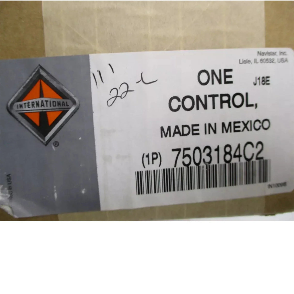 7503184C2 International Plate Radio Face Radio Controls - Truck To Trailer