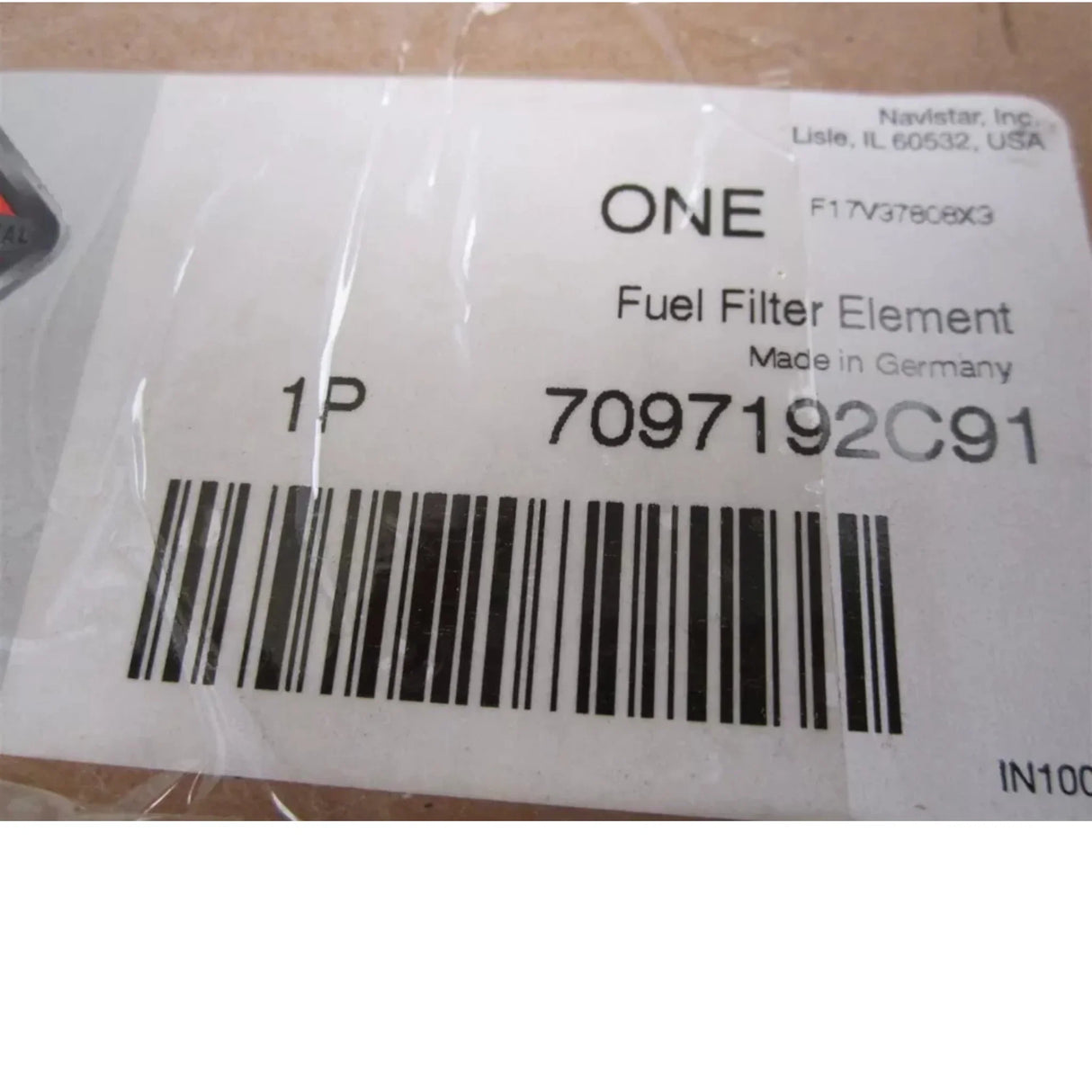 7097192C91 International Filter Assembly Fuel No Prime Pump - Truck To Trailer