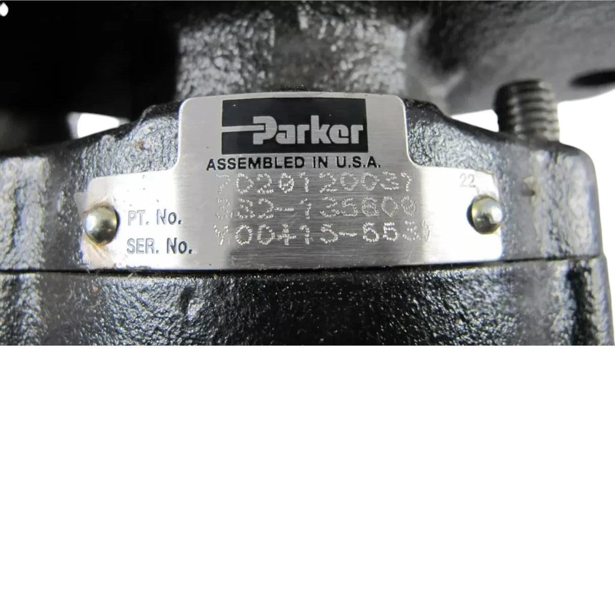 7020120037 Parker Tandem Hydraulic Pump - Truck To Trailer