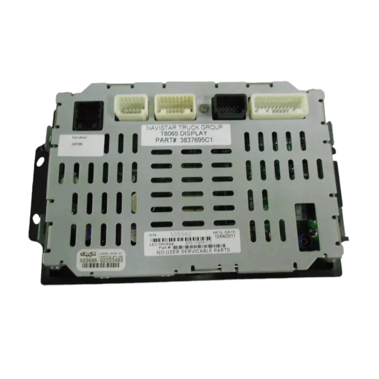 3837695C2 International Module, Display, Dash/Instrument, Driver Information - Truck To Trailer