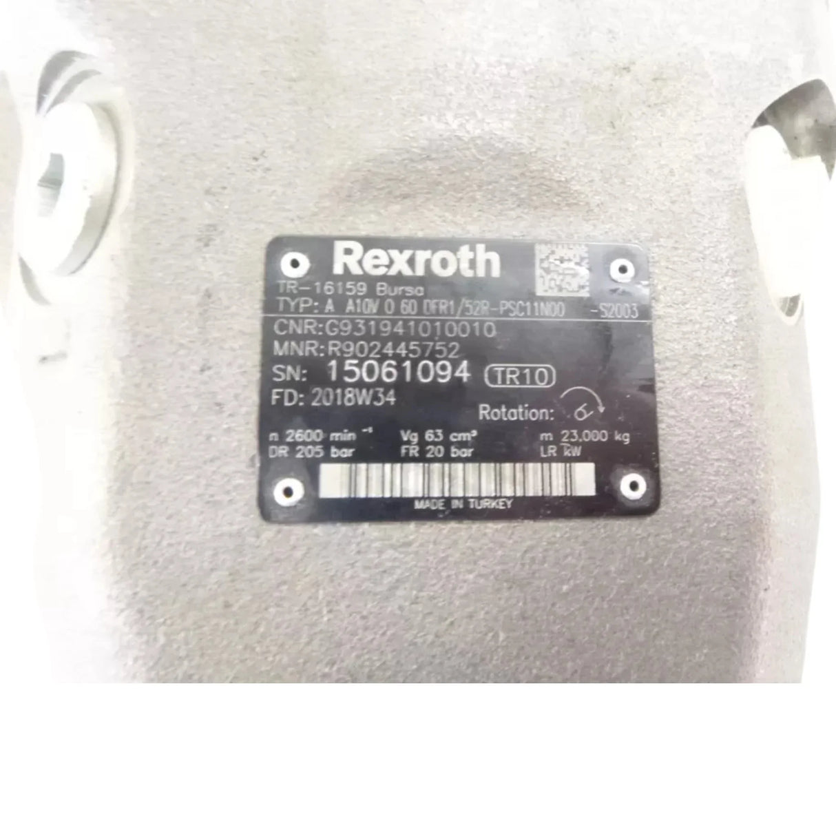 TR-16159 Rexroth Bursa Hydraulic Motor - Truck To Trailer