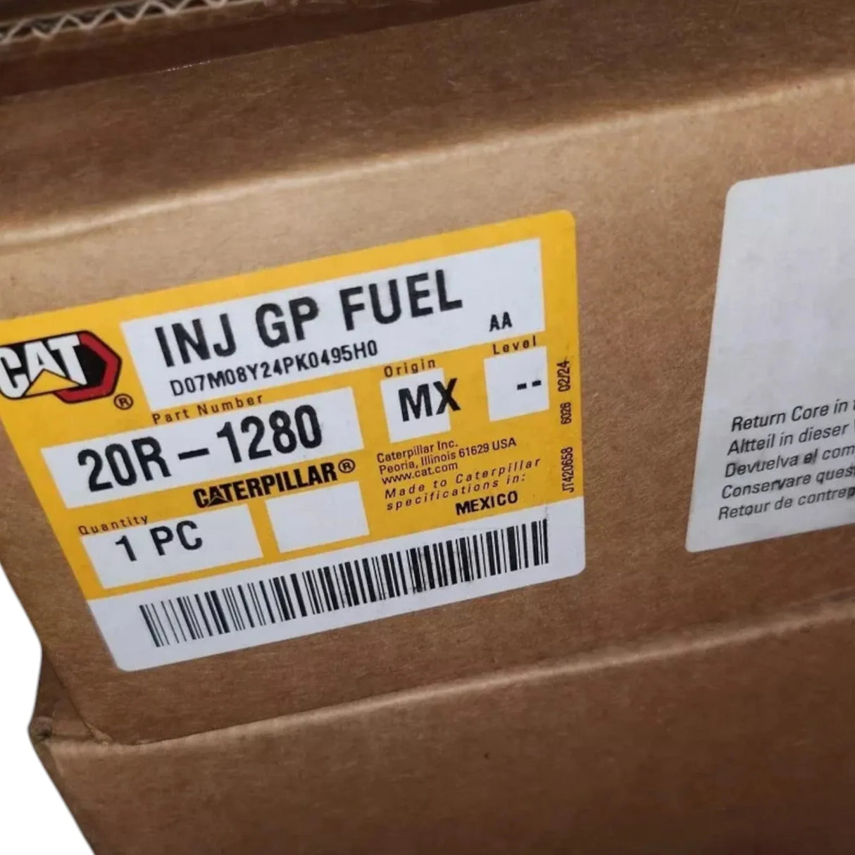 20R-1280 Genuine Cat Fuel Injector - Truck To Trailer