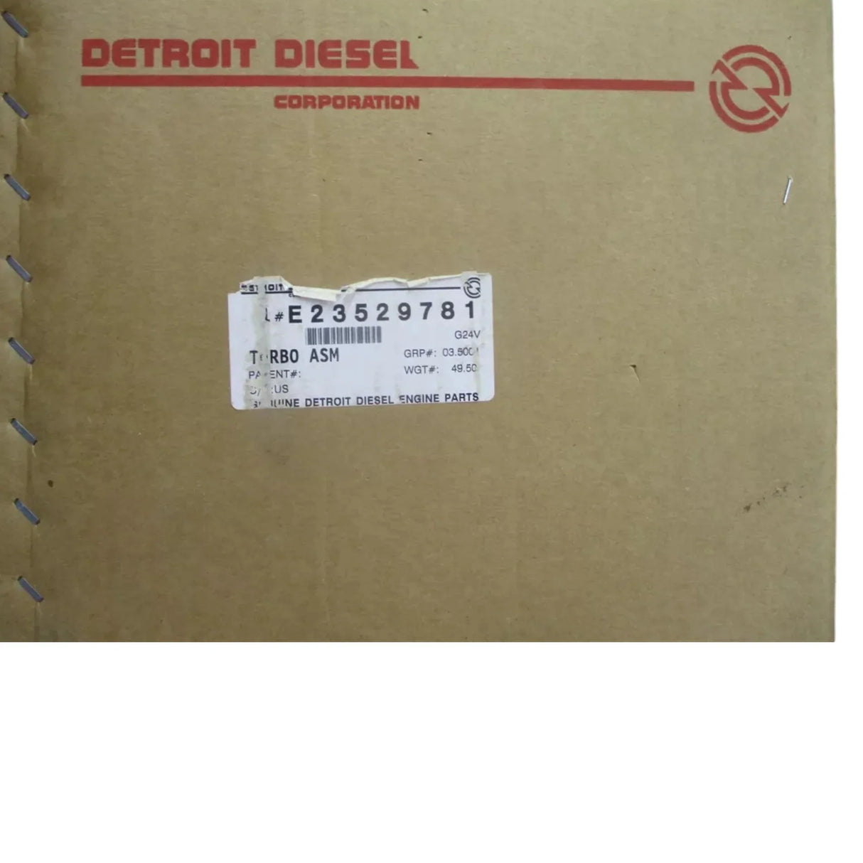 E23529781 Detroit Diesel Turbocharger - Truck To Trailer