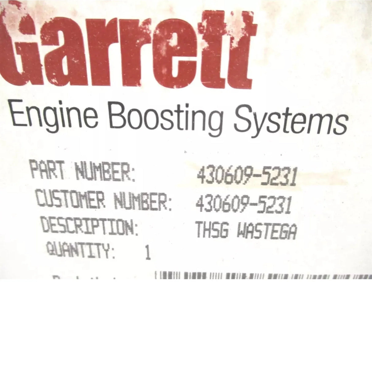 430609-5231 Garrett Turbine Housing Wastegate Assembly GT28 GTX28 0.86 A/R T25 - Truck To Trailer