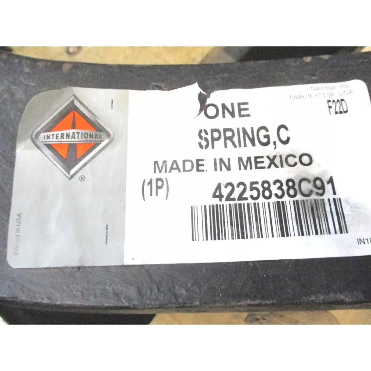 4225838C91 International Rear Chassis Spring - Truck To Trailer