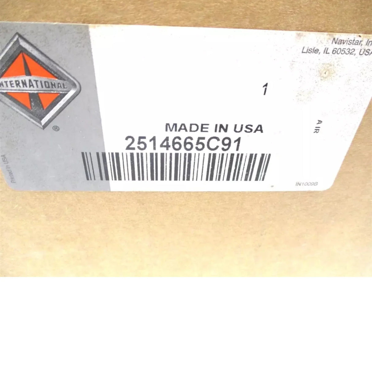 2514665C91 International Convex Chrome Mirror Housing - Truck To Trailer