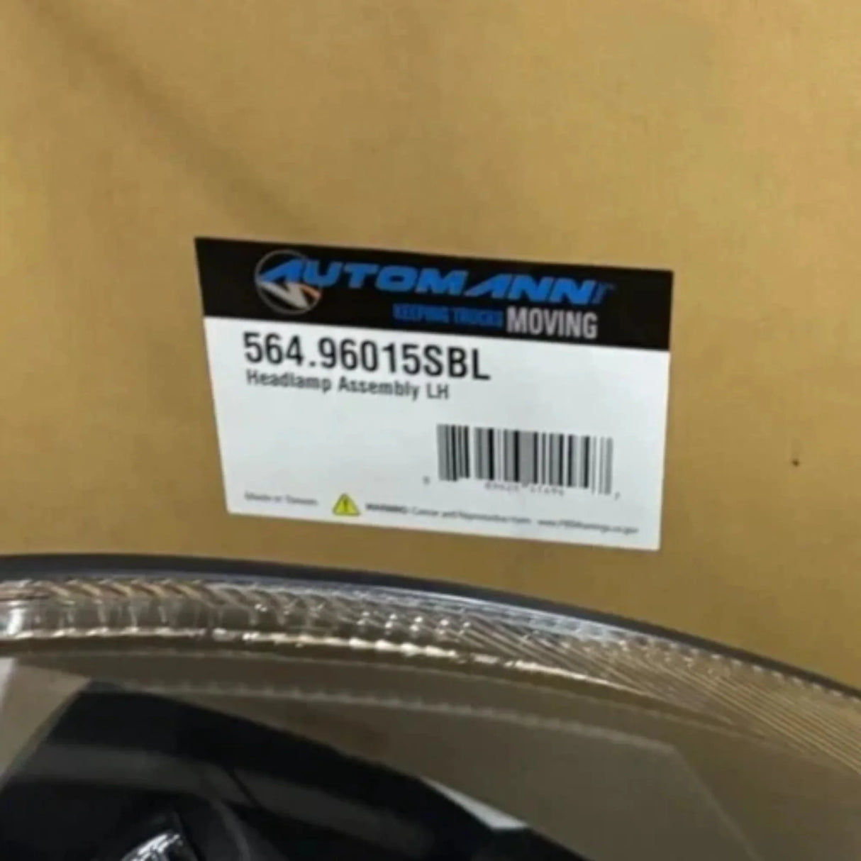 564.96015SBL Automann Left Side Headlemp Assembly - Truck To Trailer