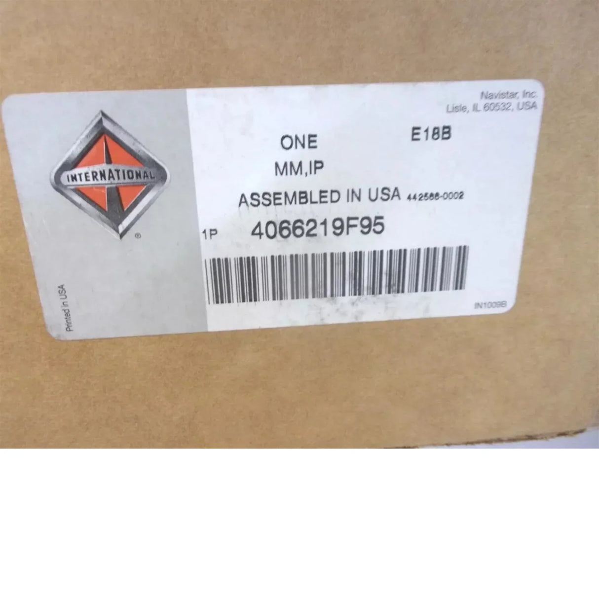 4066219F95 International Instrument Panel, Base Harness, W/ISX ,W/Circuit Breaker - Truck To Trailer