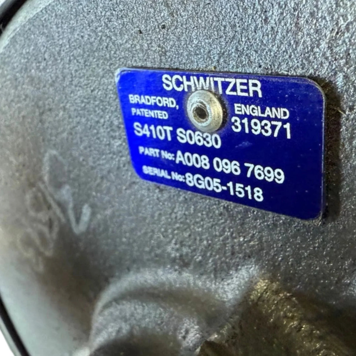 A0080967699 Genuine Detroit Diesel Turbocharger S410T - Truck To Trailer