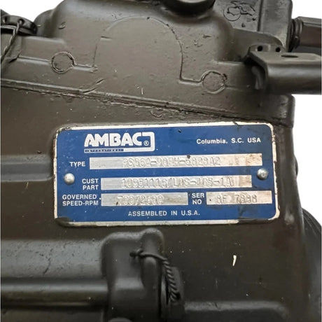 10951115 Genuine Ambac Fuel Injection Pump - Truck To Trailer