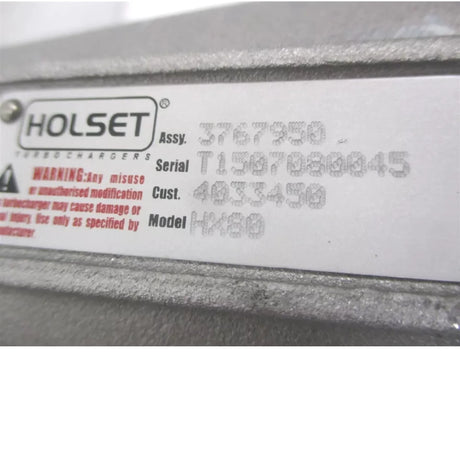 3767950 Holset Turbocharger HX80 For Cummins Engine K50 - Truck To Trailer