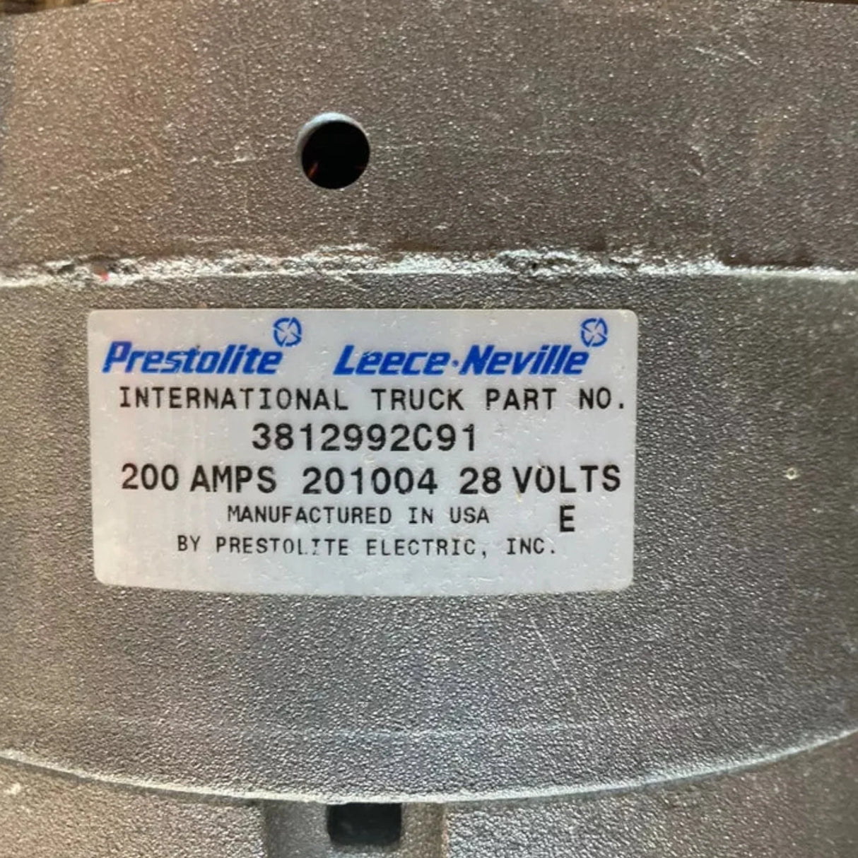 3812992C91 International Alternator - Truck To Trailer