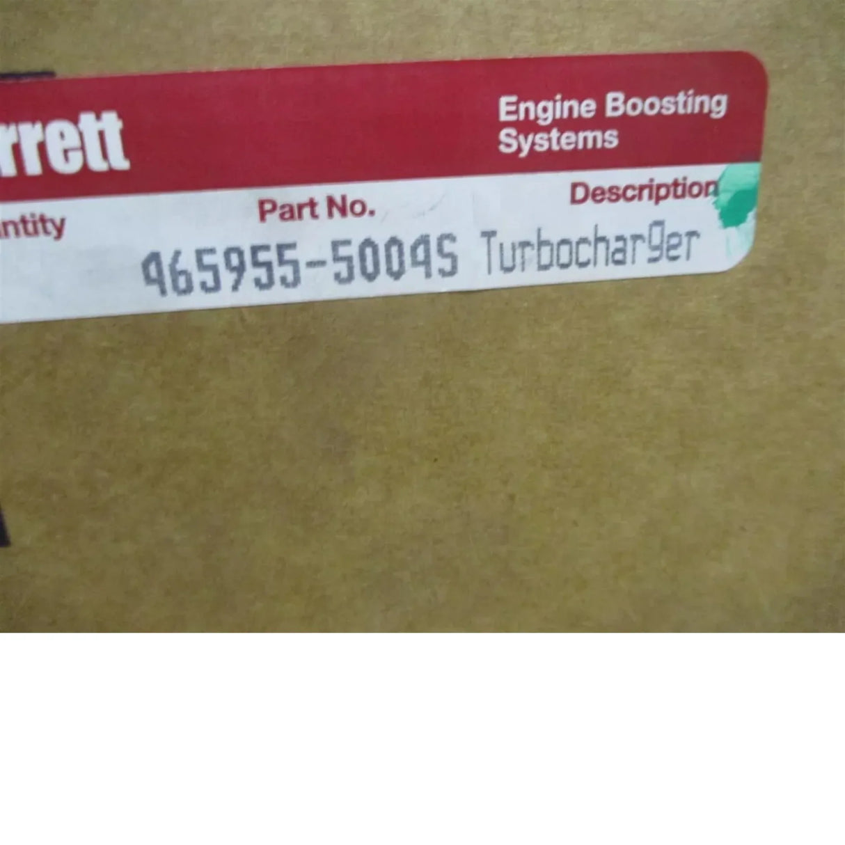 465955-5004S Genuine Garrett Turbocharger - Truck To Trailer